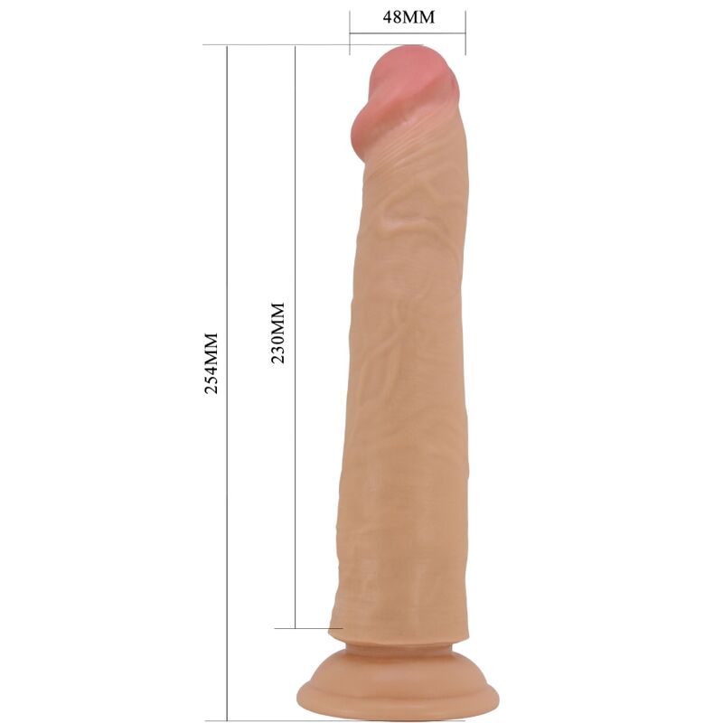 Dildos-Sharife Realistic Dildo 25 cm Flesh-TPR, Waterproof 6 img 191848 6f10e63abc91a3535fcb0c3db869c417 1