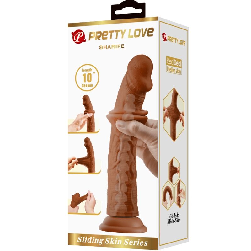 Dildos-Sharife Dildo Realist 25 cm Maro-TPR, Waterproof, Ventuza 6 img 191882 5ae88ef3c826749580a0d46a91a115ca 1