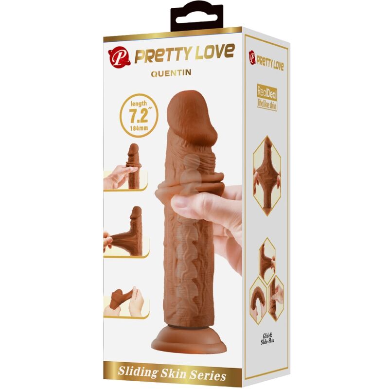 Dildos-Quentin Dildo Realist 18 cm Maro-TPR, Waterproof, Ventuza 5 img 191940 30df99e3b415ffdde05185fb39d20df8 1