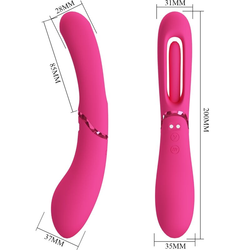 Romance-Lexie G-spot Vibrator 7 Vibrații Roz-Silicon, 7 Trepte 7 img 192115 91ebb142de344f62c665570ba705438d 1