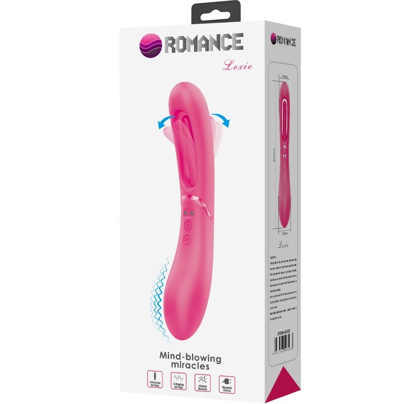 Romance-Lexie G-spot Vibrator 7 Vibrații Roz-Silicon, 7 Trepte 3 img 192121 451ac98424b701897cb0a0d9a0c68b84 1