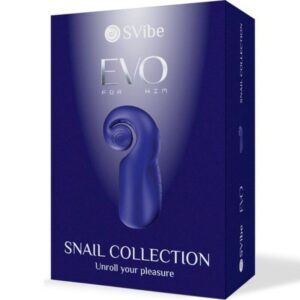 Snail Vibe - Evo for Him Masturbator Masculin Slide Nroll Albastru Închis - imagine 5