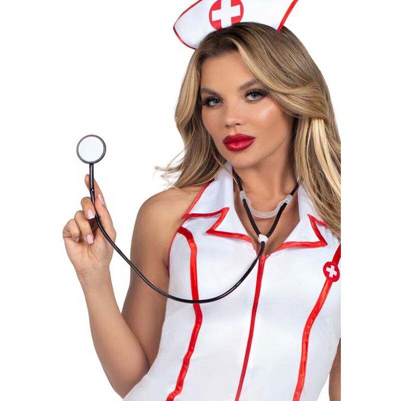 Leg Avenue Costumes-Costum Asistentă Șefă Alb M/L-Piele Ecologica 5 img 192615 daa2609652d53d0bf7d9a5a4fa47d913 1