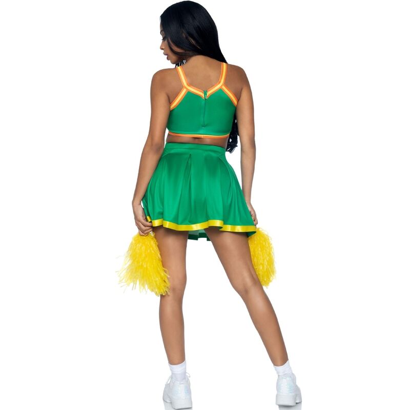 Leg Avenue Costumes-Costume Cheerleader Verde S/M 3 img 192669 54e706426e34fbadd53e708f0e7632a3 1