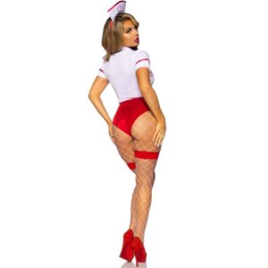 Leg Avenue Costumes-Costum Asistentă Sexy Roșu/Alb M 17 Leg Avenue Costumes-Costum Asistentă Sexy Roșu/Alb M - imagine 8