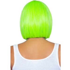 Leg Avenue Accessories-Peruca Bob Scurt Fluorescent Neon Verde 6 Leg Avenue Accessories-Peruca Bob Scurt Fluorescent Neon Verde - imagine 3