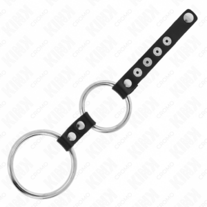 Kink Ring Power-Inele Metalice Duble pentru Penis 3.8 cm la 5 cm 8 Kink Ring Power-Inele Metalice Duble pentru Penis 3.8 cm la 5 cm - imagine 4