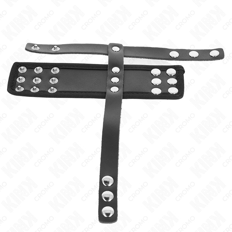 Kink Ring Power-Inel-cușcă pentru Penis din Piele cu Curea 2 img 192922 3d2fb402e002f147600e0670608d04ee 1