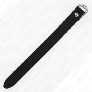 Kink Ring Power-Inel pentru Penis din Piele cu Închidere prin - imagine 3