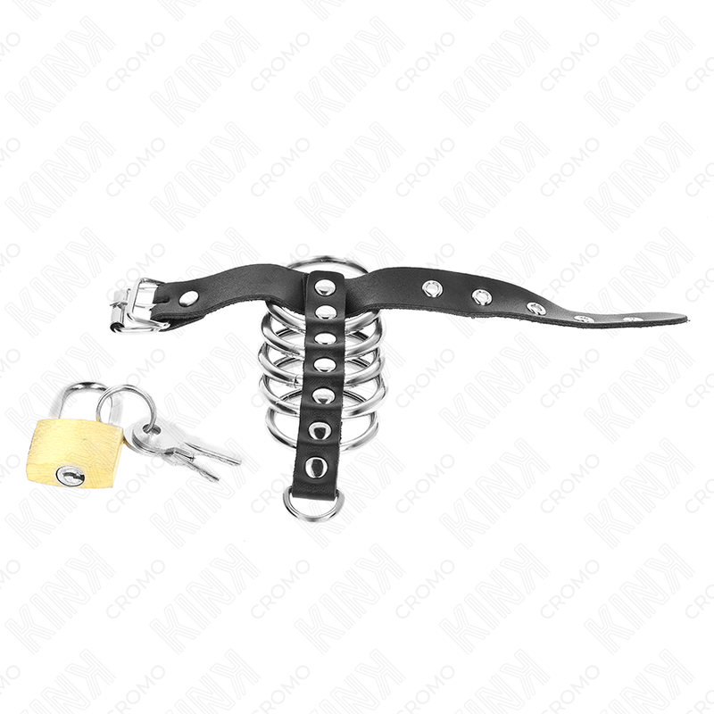 Kink Ring Power-Inel pentru Penis din Piele cu Bareta Blocabilă 2 img 193240 4fa4b35802d9ce22aeb2727b392310f3 1