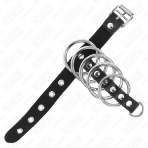Kink Ring Power-Inel pentru Penis din Piele cu Bareta Blocabilă 9 Kink Ring Power-Inel pentru Penis din Piele cu Bareta Blocabilă - imagine 4