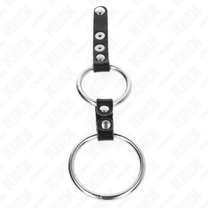 Kink Ring Power-Inel Dublu pentru Penis 3.8 cm Până la 5 cm - imagine 4