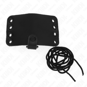 Kink Ring Power-Inel Penis din Piele cu Închidere din Dantelă 6 Kink Ring Power-Inel Penis din Piele cu Închidere din Dantelă - imagine 3