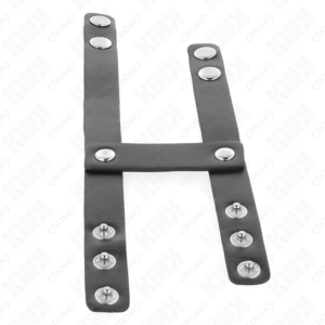 Kink Ring Power-Inel Dublu Reglabil din Piele pentru Penis 13 Kink Ring Power-Inel Dublu Reglabil din Piele pentru Penis - imagine 5