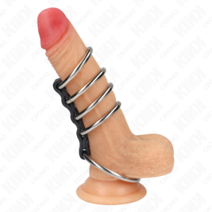 Kink Ring Power-5 Inele pentru Penis 3.7 cm la 5 cm Metal 7 Kink Ring Power-5 Inele pentru Penis 3.7 cm la 5 cm Metal - imagine 3