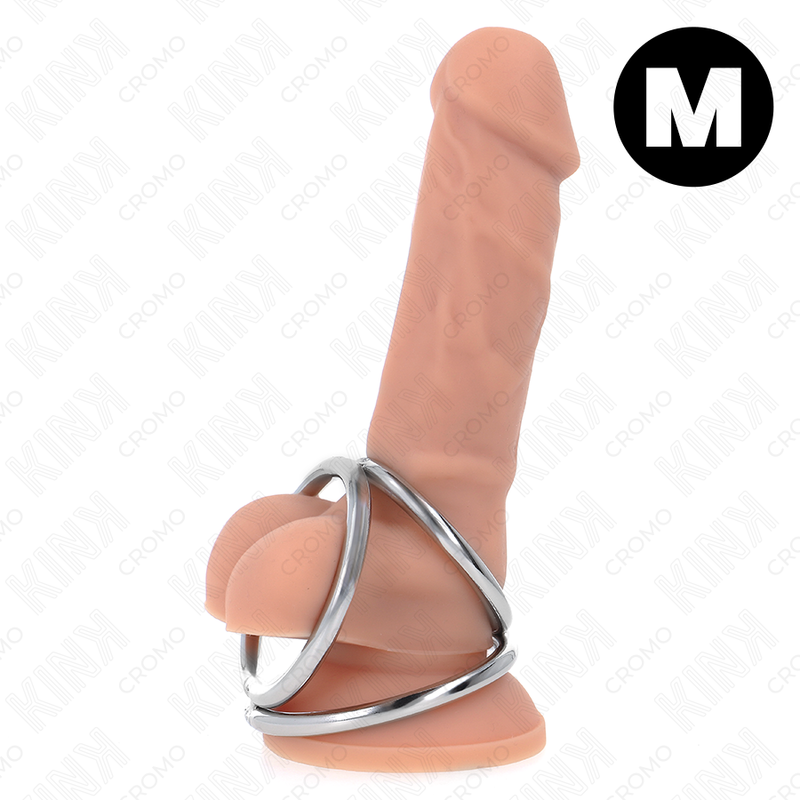 Kink Ring Power-Inel Penian Metalic Triplu Cromat 3.8 cm la 5 cm 1 img 193476 de1e1bf5b3d10cb77cf664048fe350b1 1