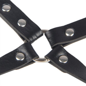 Subblime Fetish-953690 Cătușe cu Centură Bondage Negru One Size - imagine 9