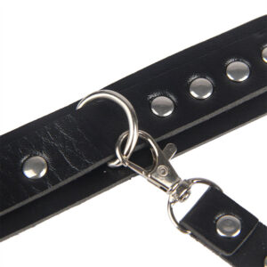 Subblime Fetish-953690 Cătușe cu Centură Bondage Negru One Size - imagine 10