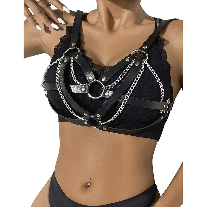 Subblime - 953713 Centură Punk Bondage cu Cataramă Metalică Neagră One Size 4 img 194234 b8c1bbc77f6b1e572e0351a79ee0b410 1