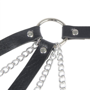 Subblime - 953713 Centură Punk Bondage cu Cataramă Metalică Neagră One Size 15 Subblime - 953713 Centură Punk Bondage cu Cataramă Metalică Neagră One Size - imagine 6
