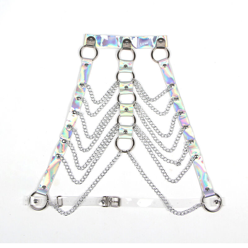 Subblime - 953737 Ham pentru Piept cu Inele si Lanțuri Argintiu One Size 10 img 194262 e352a86b105703592824b4866e1043c1 1