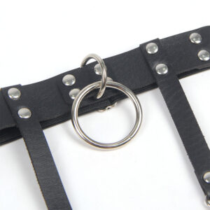 Subblime - 953744 Jartieră Punk Reglabil din Piele Negru One Size 15 Subblime - 953744 Jartieră Punk Reglabil din Piele Negru One Size - imagine 5