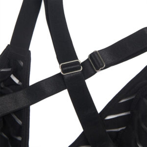 Subblime Bodystockings-954154 Body cu Portjartier Negru L/XL - imagine 10