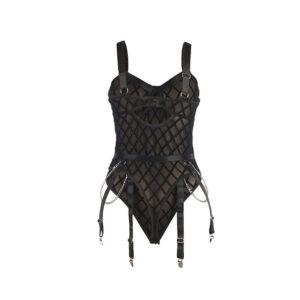 Subblime Bodies-9542277 Body cu Lanțuri și Jartieră, Negru L/XL 15 Subblime Bodies-9542277 Body cu Lanțuri și Jartieră, Negru L/XL - imagine 3