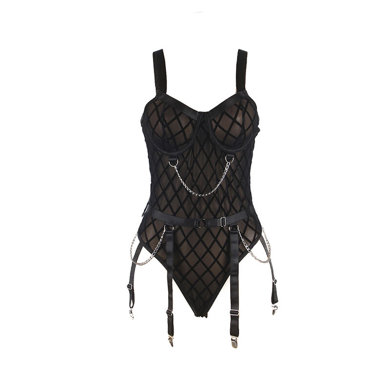 Subblime Bodies-9542277 Body cu Lanțuri și Jartieră, Negru L/XL 4 img 194898 7280d21f5d79929c36263dc3e9bdcad7 1