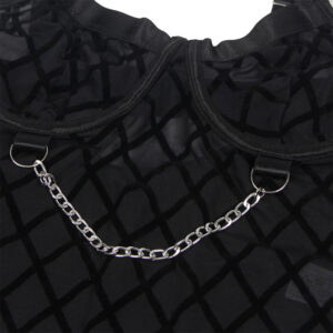 Subblime Bodies-9542277 Body cu Lanțuri și Jartieră, Negru L/XL 17 Subblime Bodies-9542277 Body cu Lanțuri și Jartieră, Negru L/XL - imagine 5