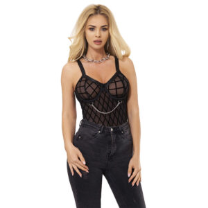 Subblime Bodies-9542277 Body cu Lanțuri și Jartieră, Negru L/XL 24 Subblime Bodies-9542277 Body cu Lanțuri și Jartieră, Negru L/XL - imagine 12