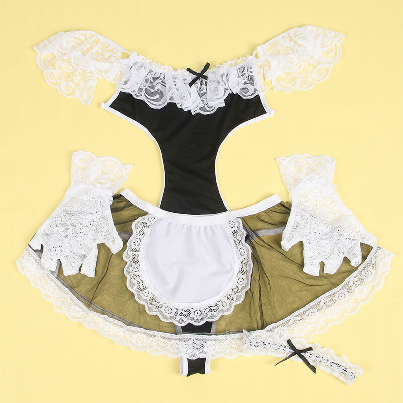 Subblime Costumes-954314 Costum Menajeră Sexy Negru/Alb L/XL 10 img 194953 c15ddf27a9ffead864bd79afcaa9c23c 1