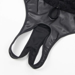 Subblime Bodystockings-954383 Body Sexy cu Jartieră Negru, S/M - imagine 4