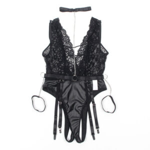 Subblime - 954390 Sexy Body cu Jartieră Negru L/XL - imagine 5
