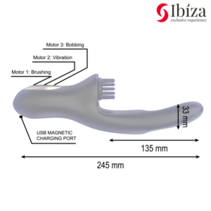 Ibiza Technology-Vibrator Rabbit Hi-tech cu Periere Multi-cell 9 Ibiza Technology-Vibrator Rabbit Hi-tech cu Periere Multi-cell - imagine 3