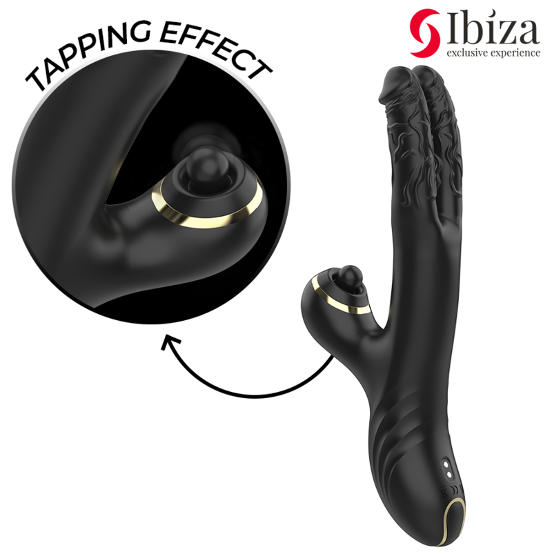 Ibiza-Two Dragons Vibrator Dublu Negru-Silicon 4 img 195441 a05a4ca48ad56b2d57219433fb47e0d9 1