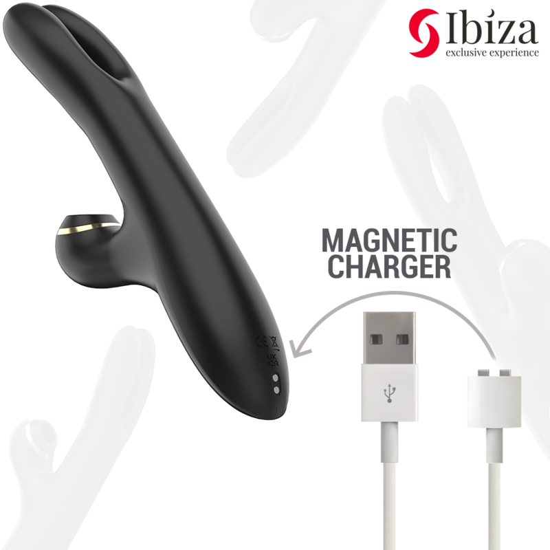 Ibiza Technology-Double Clamping Vibrator Negru-Silicon 5 img 195444 022e9ce115d331c32cb1c78b720833f8 1