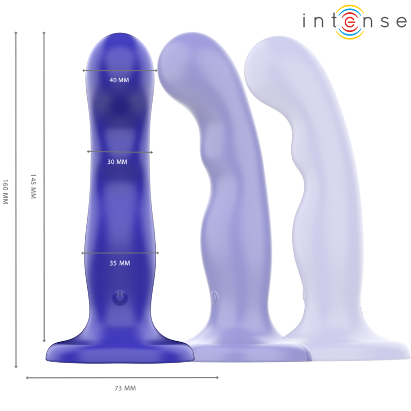 Intense Remote Control-Shorty Vibrator cu Ventuză Albastră 2 img 195489 a11410dcdd74d04674dbf12a799a966e 1