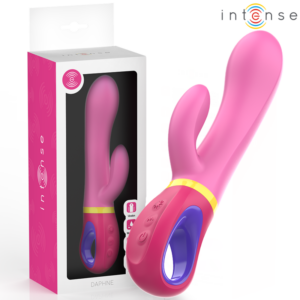 Intense High Tech-Daphne Rabbit Roz Vibrator-Silicon, Waterproof 7 Intense High Tech-Daphne Rabbit Roz Vibrator-Silicon, Waterproof - imagine 1