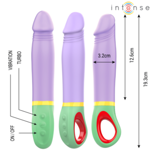 Intense High Tech-Velma Vibrator Clasic Mov-Silicon, Waterproof - imagine 6