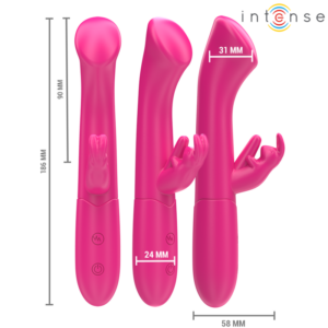 Intense-Julieta Rabbit Vibrator 18.6 cm, 10 Vibrații - imagine 3