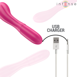 Intense-Lisette Vibrator 19 cm Flexibil 10 Vibrații Roz-Silicon 10 Intense-Lisette Vibrator 19 cm Flexibil 10 Vibrații Roz-Silicon - imagine 5