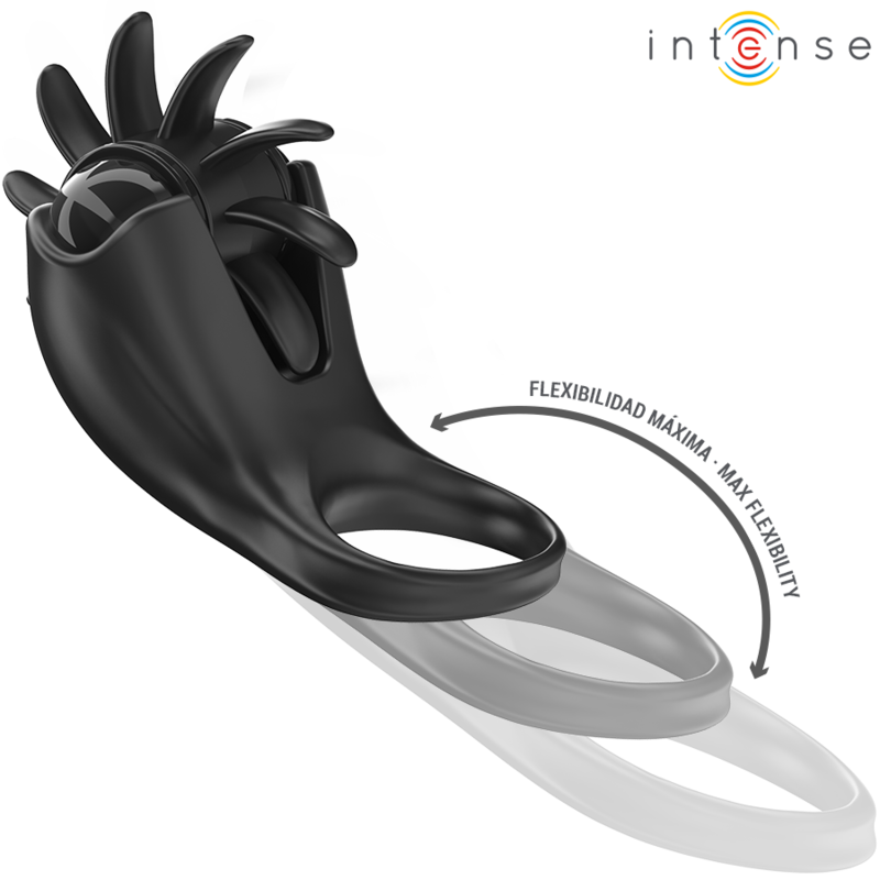Intense For Him-Mabel Inel Vibrant 10 Vibrații cu Stimulator 3 Intense For Him-Mabel Inel Vibrant 10 Vibrații cu Stimulator · Inele & Mansoane Penis (imaginea 3)