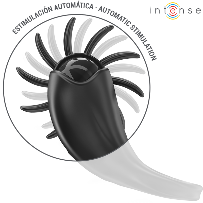 Intense For Him-Mabel Inel Vibrant 10 Vibrații cu Stimulator 2 Intense For Him-Mabel Inel Vibrant 10 Vibrații cu Stimulator · Inele & Mansoane Penis (imaginea 2)