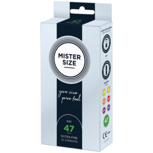 Mister Size-Prezervative Size Xs 47 mm (10 Bucăți)-Latex 6 Mister Size-Prezervative Size Xs 47 mm (10 Bucăți)-Latex - imagine 3