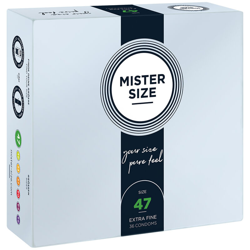 Mister Size-Prezervative Size Xs 47 mm (36 Units)-Latex 1 img 195989 49b1b6ca1bb6da9255aaed7a699d85b6 1