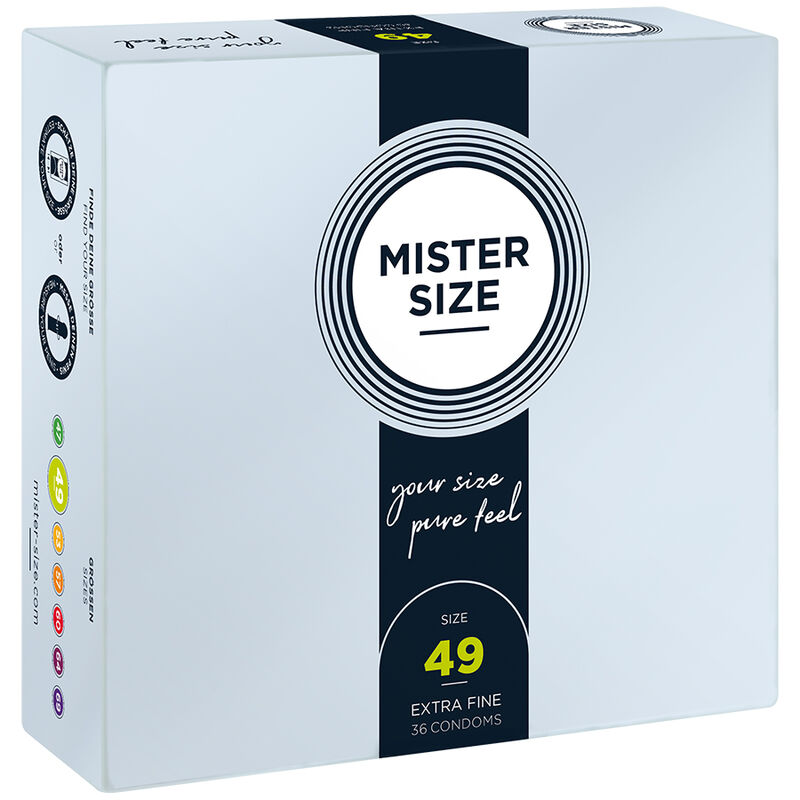 Mister Size-Prezervativ Size S 49 mm (36 Bucăți)-Latex 1 img 195991 b2635b4505426f972940c99b0db598de 1