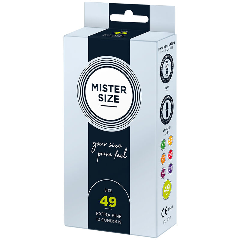 Mister Size-Prezervativ Mărime S 49 mm (10 Bucăți)-Latex 3 img 195995 62251db8d012977dd3d624a0e274f091 1