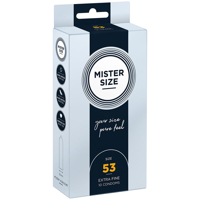 Mister Size-Prezervativ Size M 53 mm (10 Units)-Latex 1 Mister Size-Prezervativ Size M 53 mm (10 Units)-Latex · Prezervative