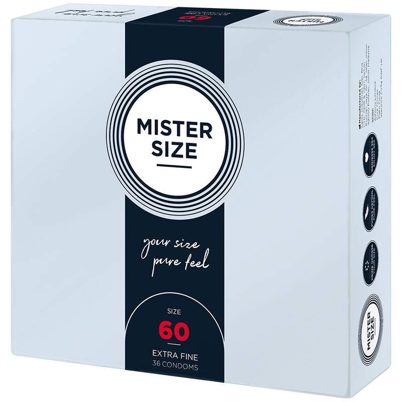 Mister Size-Prezervativ Mărime Xl 60 mm (36 Bucăți)-Latex 2 img 196006 560788e3912705acd532b1d4d262d7f3 1